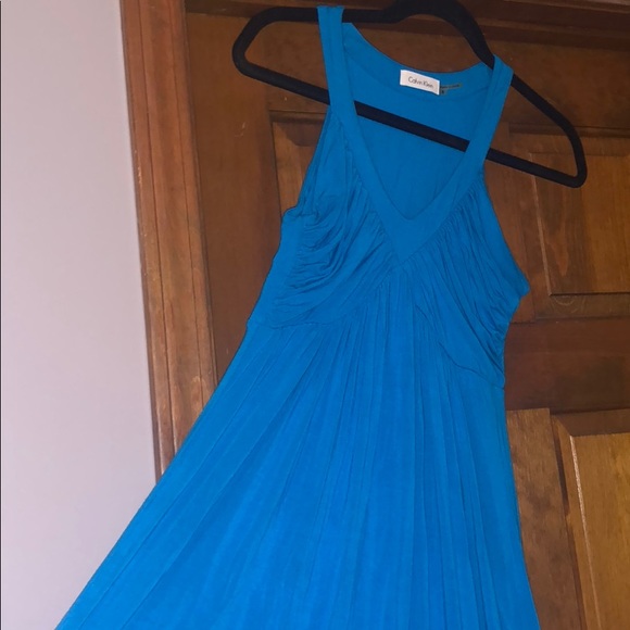 Calvin Klein cobalt blue stretchy sundress, size 8 - Picture 3 of 6
